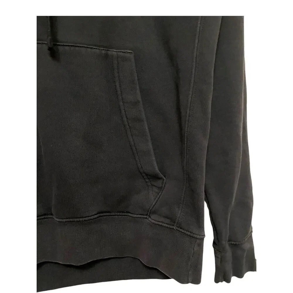 Nike‎ Just Do It Hoodie Sweatshirt Men Size Small Black Spell Out Embroidered